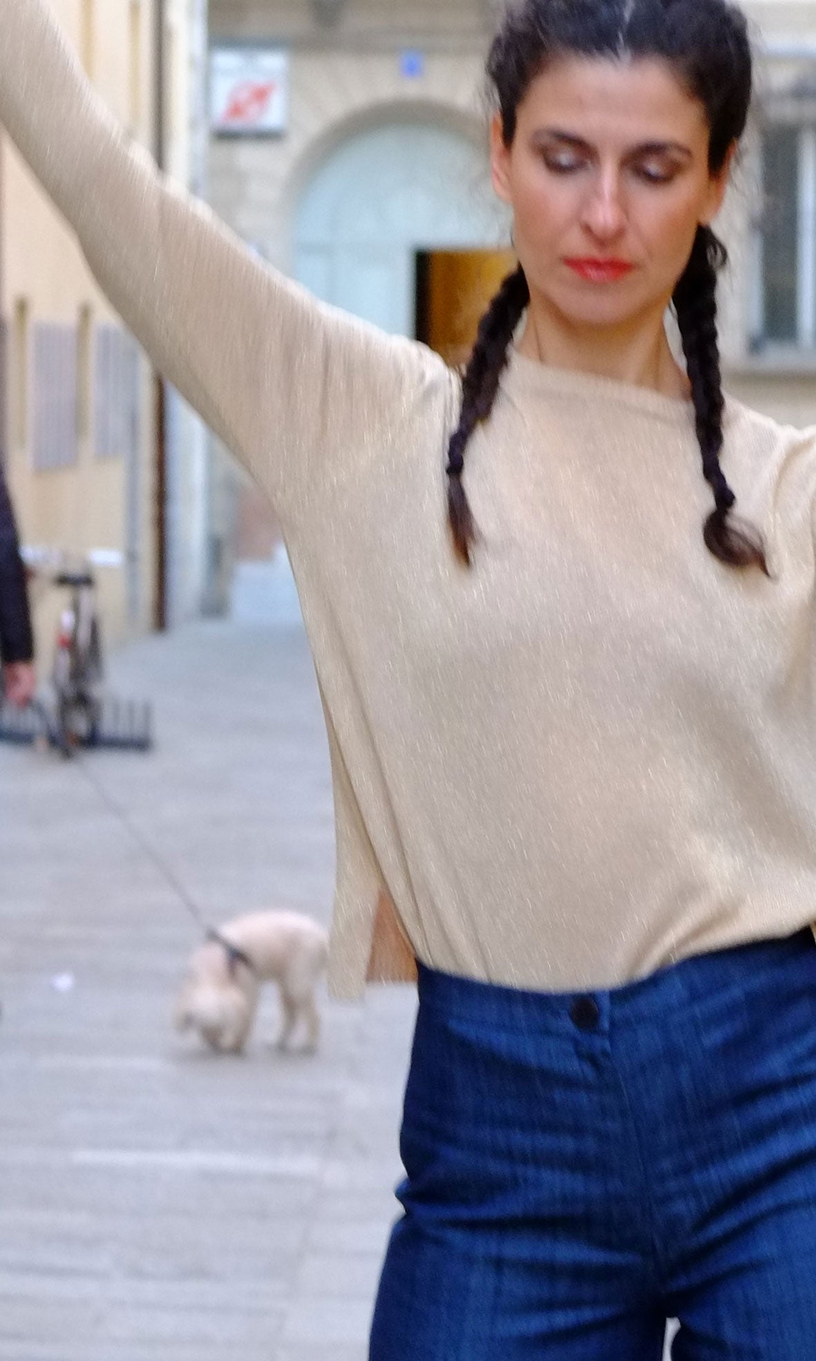 Lurex sweater