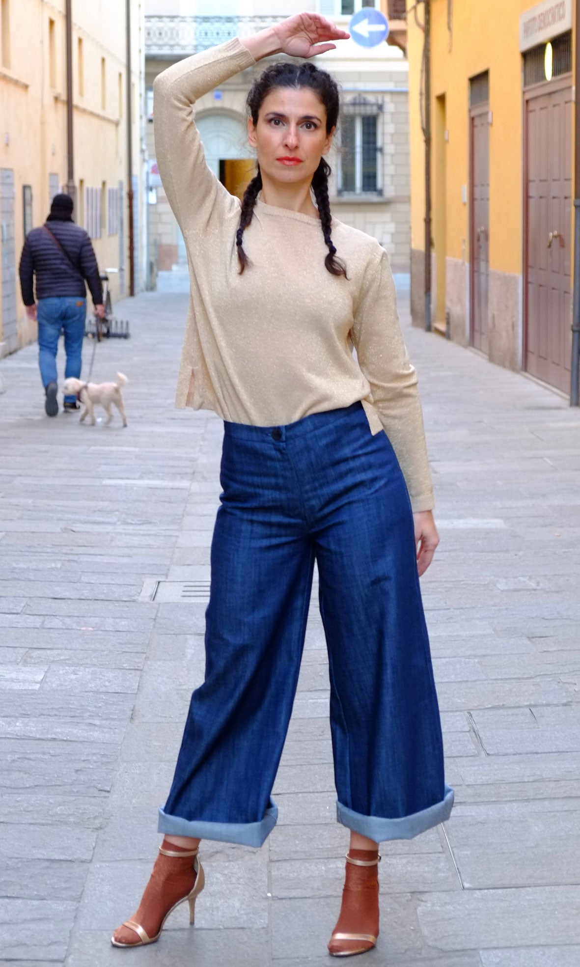 Lurex sweater