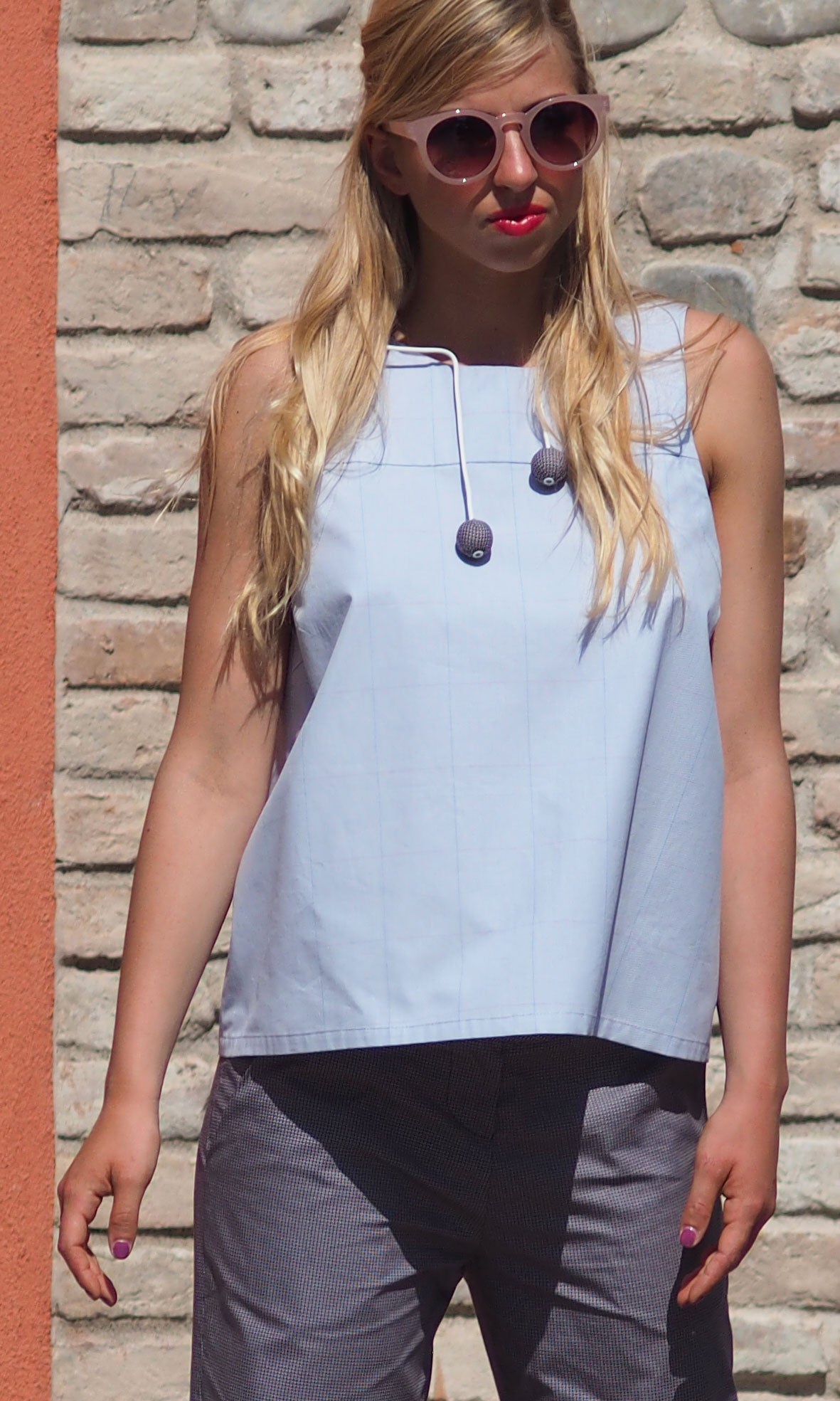 Top in Japanese cotton