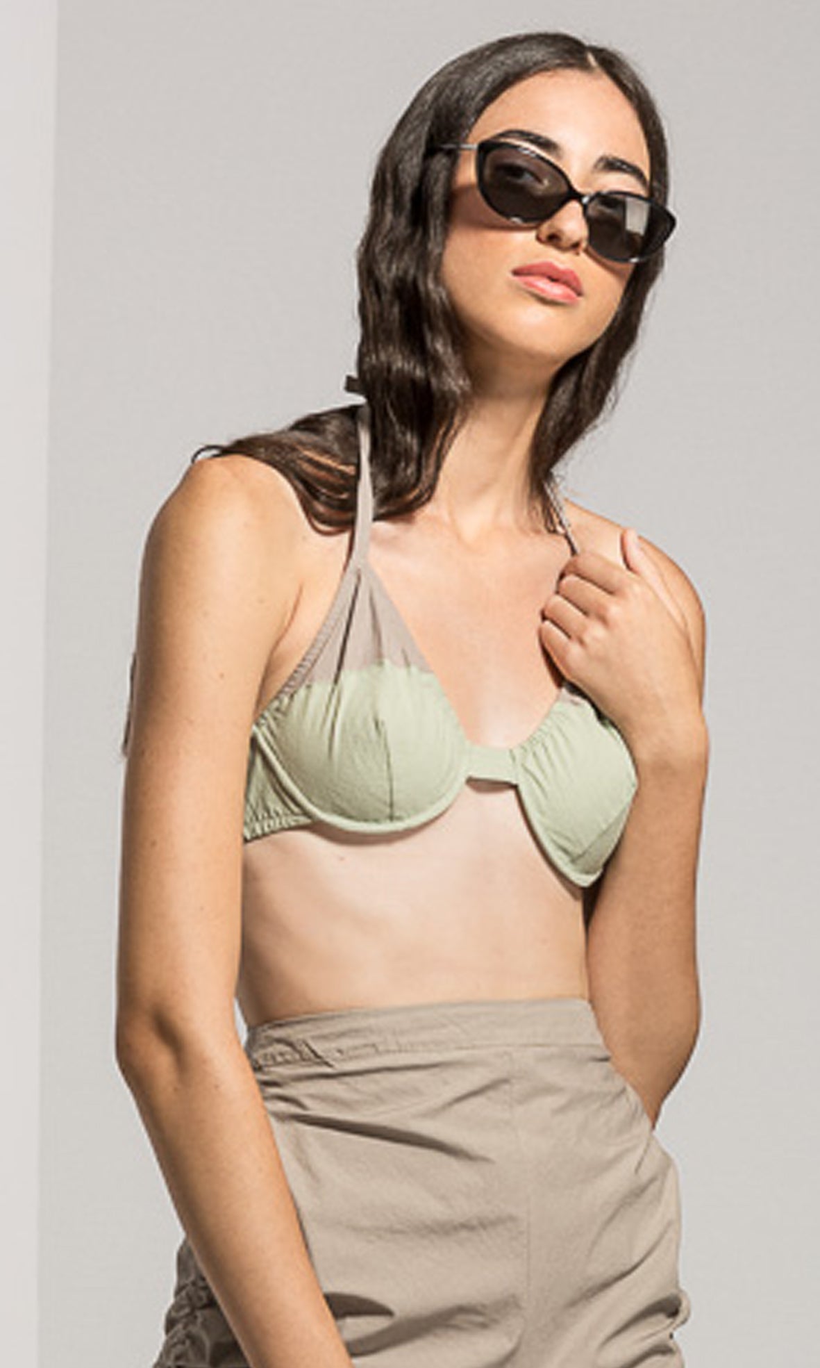 2-piece swimsuit in high quality cotton
