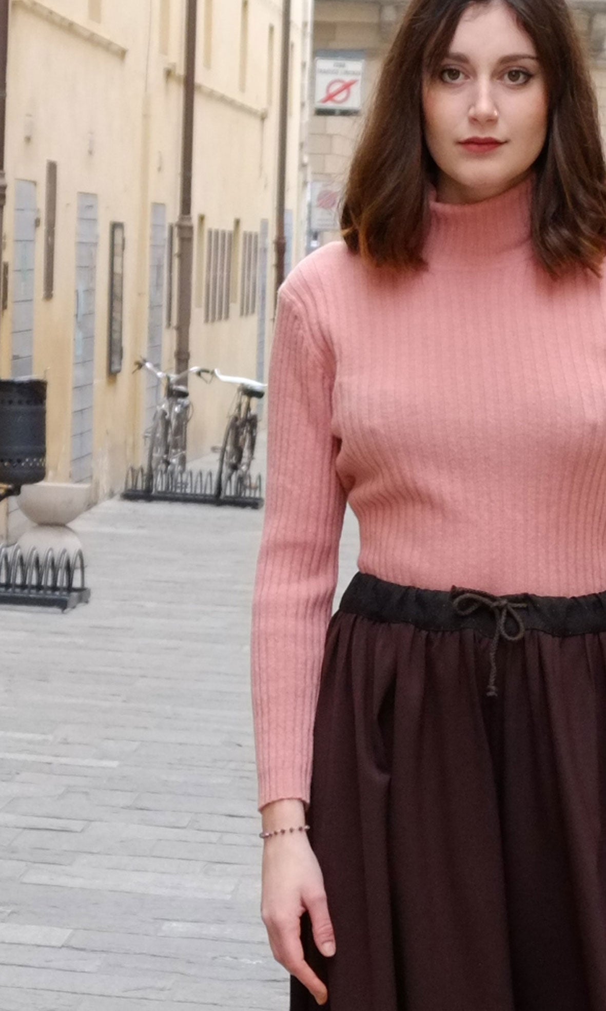 Maglia in Lana Merino a Coste