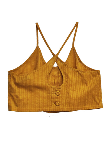 Crop Top in Cotone traforato